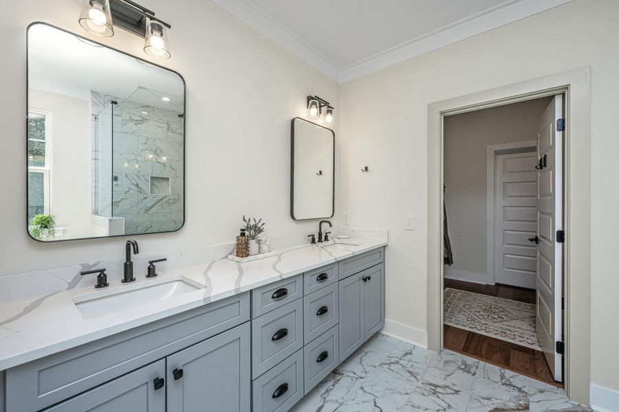 Furnished interior view inside a new home in , Awendaw (Image 4).