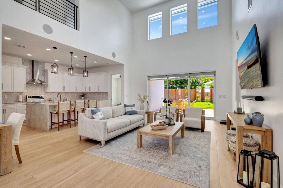 Furnished interior view inside a new home in , North Palm Beach (Image 55). Furnished interior view inside a new home in , North Palm Beach (Image 55).