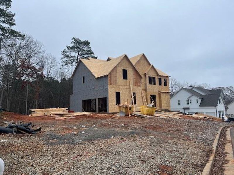 In-progress construction of a new home in Chattahoochee Reserve, Cumming, GA (Image 32).