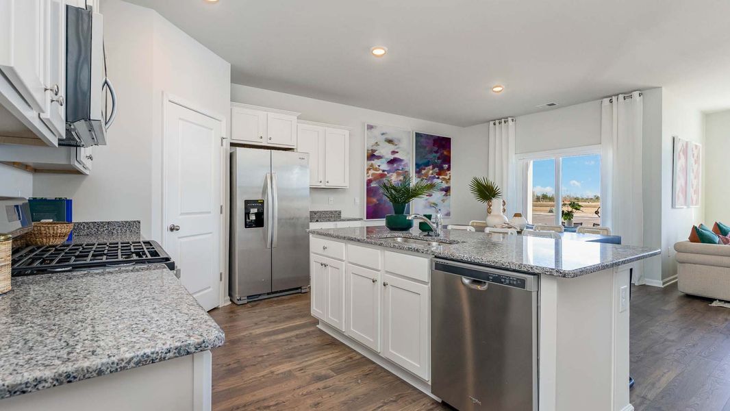 Representative furnished interior of a home built from the CALI by D.R. Horton in Sandridge Park, Little River (Image 9).