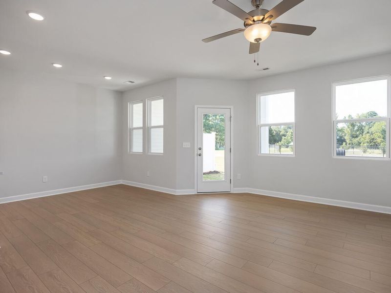 Spacious, unfurnished interior of a new home in Springvale, Fuquay Varina (Image 23).