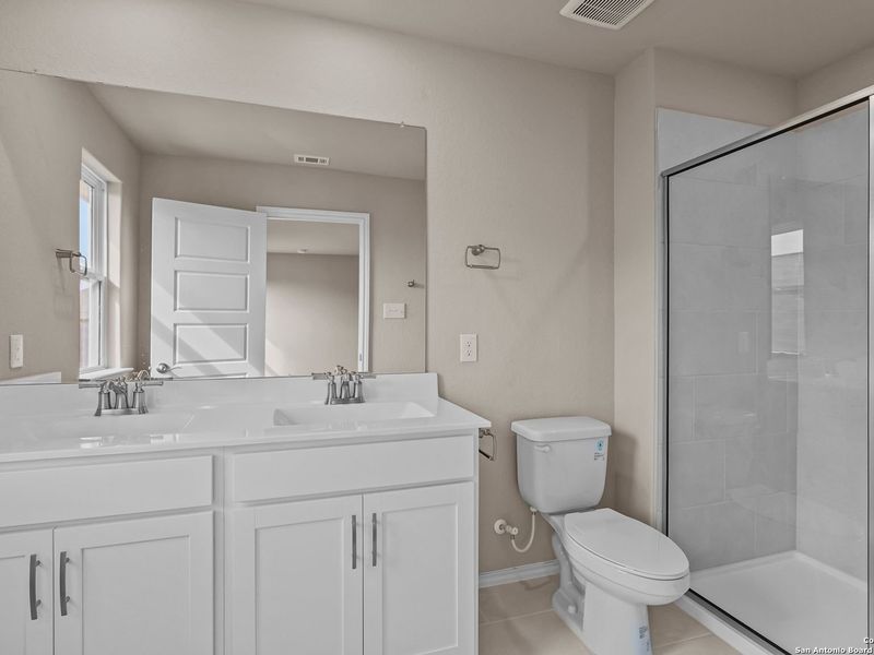 Furnished interior view inside a new home in Royal Crest, San Antonio (Image 13).