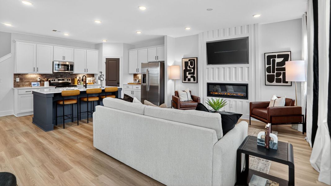 Furnished interior view inside a new home in Governors Parc, Kennesaw (Image 6).