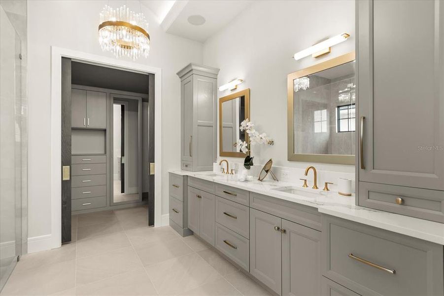 Furnished interior view inside a new home in , Montverde (Image 32).