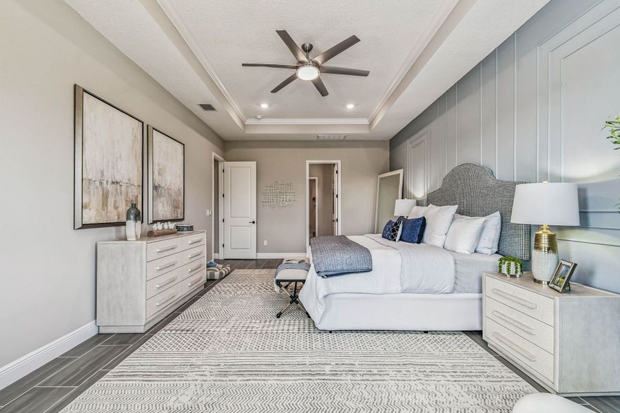 Representative furnished interior of a home built from the Joyce by William Ryan Homes in River Preserve Estates, Parrish (Image 13). Representative furnished interior of a home built from the Joyce by William Ryan Homes in River Preserve Estates, Parrish (Image 13).