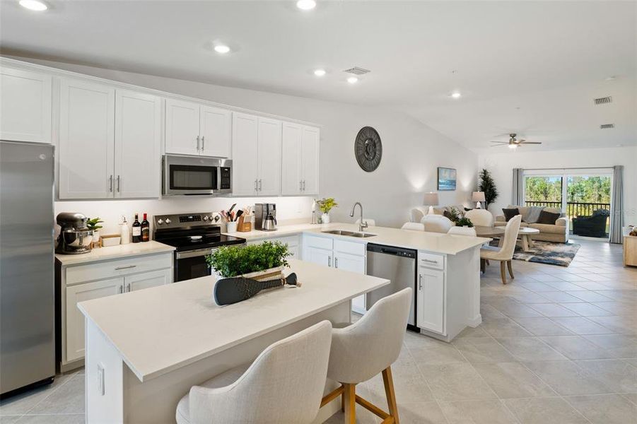 Furnished interior view inside a new home in , Punta Gorda (Image 11).