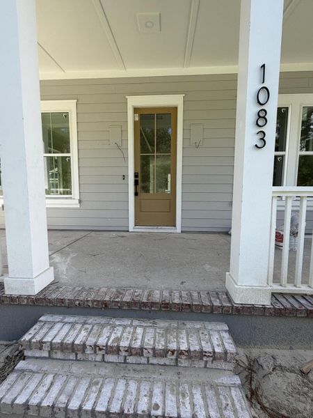 Exterior details and patio area of a home in , Awendaw (Image 2). Exterior details and patio area of a home in , Awendaw (Image 2).