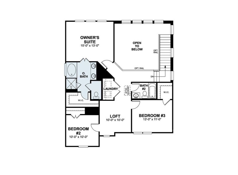 2D floor plan layout of this home in Estancia West, Manchaca, TX (Image 2). 2D floor plan layout of this home in Estancia West, Manchaca, TX (Image 2).