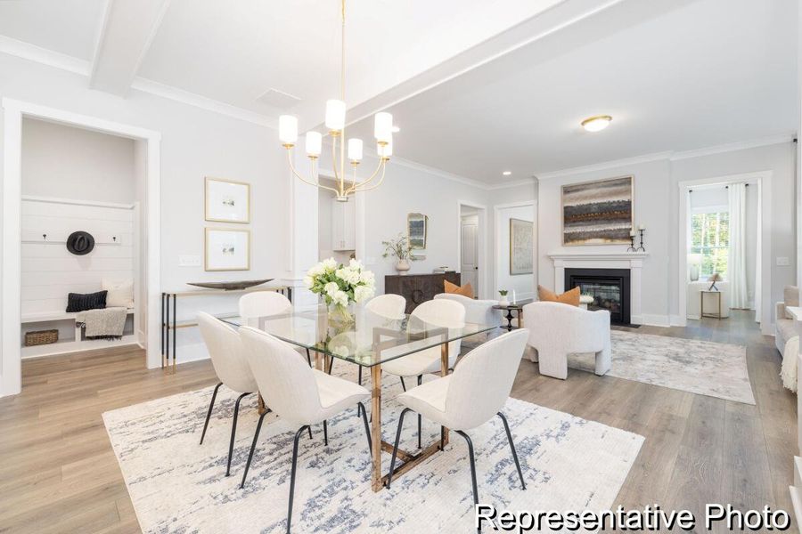 Furnished interior view inside a new home in , Ravenel (Image 16).