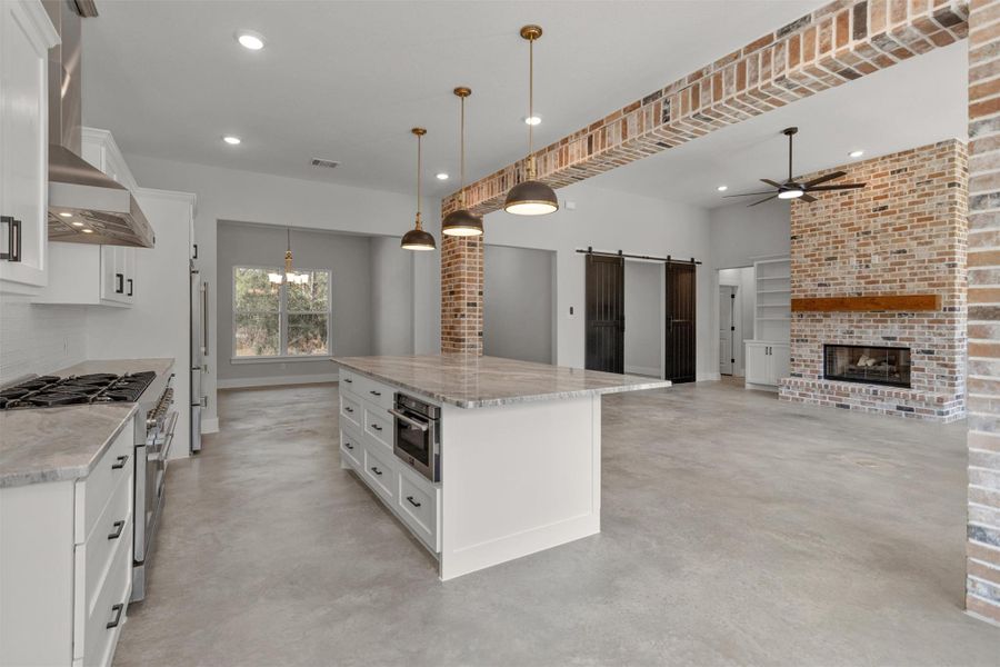 Furnished interior view inside a new home in , Willis (Image 7).