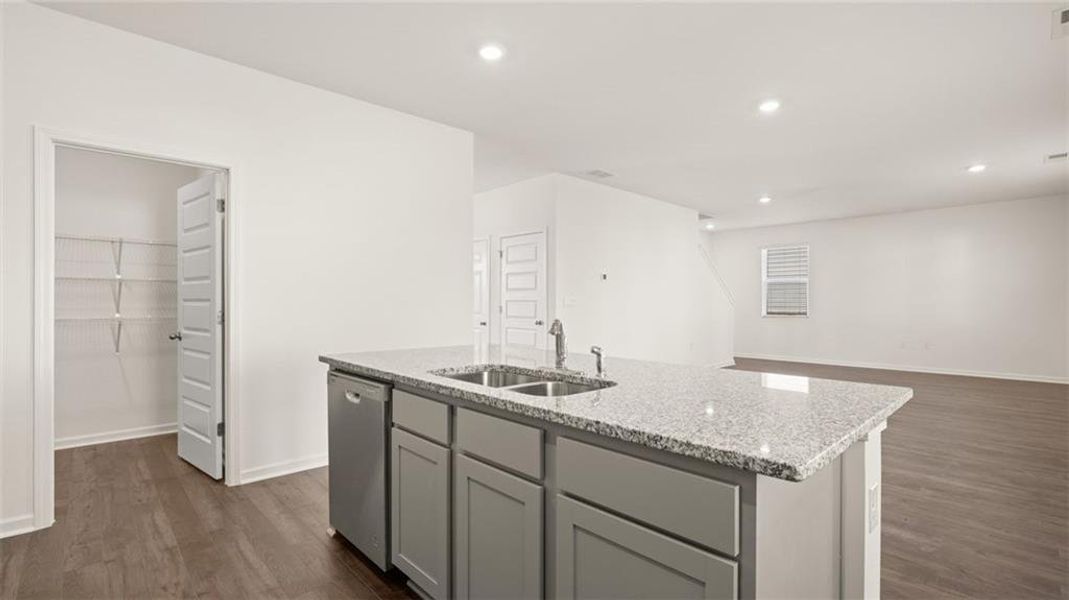 Furnished interior view inside a new home in Poplar Preserve, Newnan (Image 8).