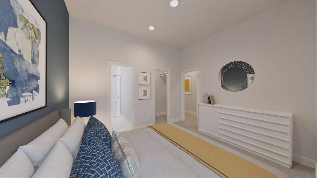 Furnished interior view inside a new home in Oakberry Trails, Waller (Image 25).