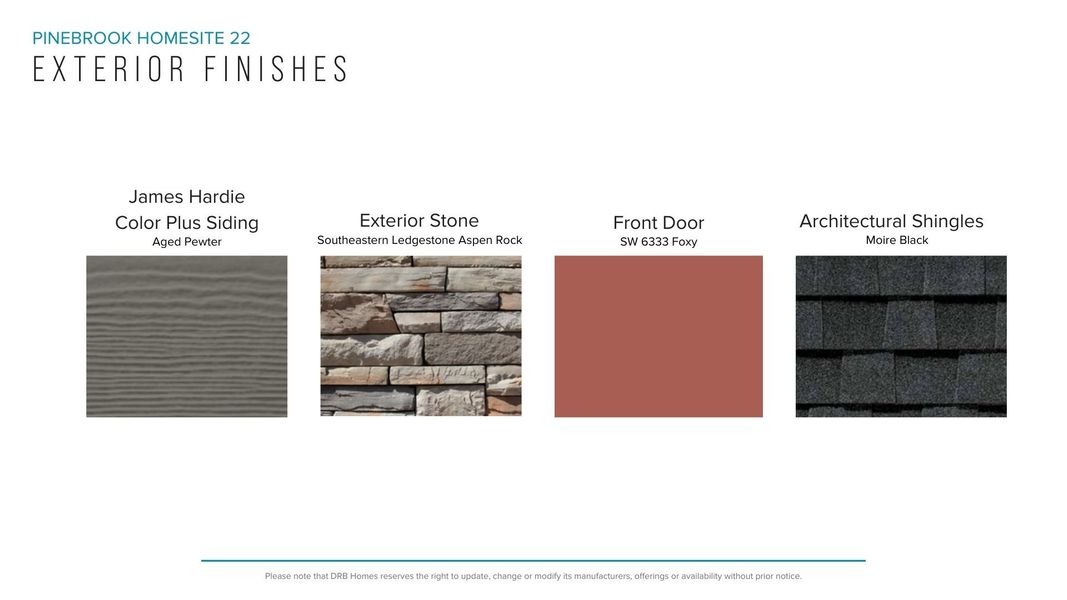 Sample of building materials used in homes in Pinebrook, Woodruff (Image 25).