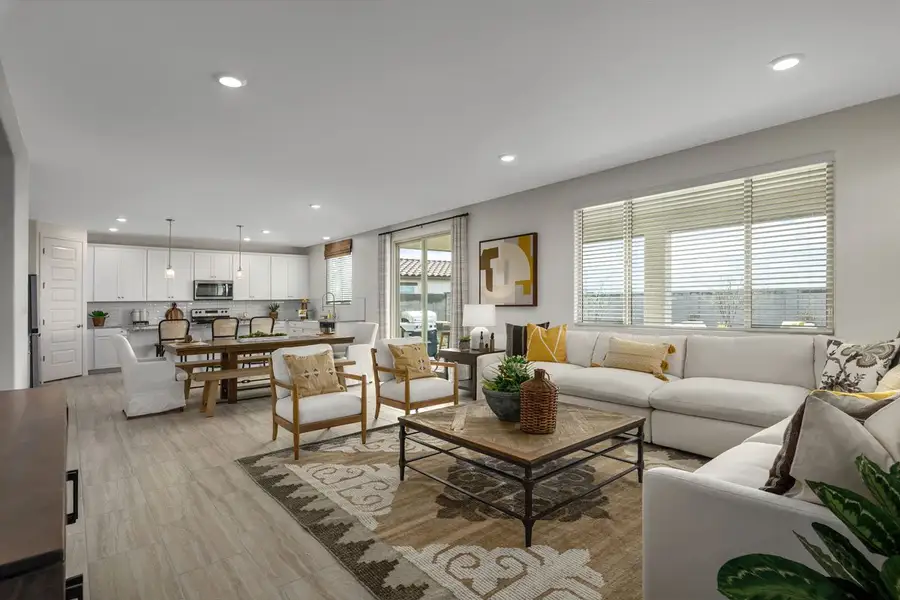 Furnished interior view inside a new home in Ventana de Estrellas Enclaves, Goodyear (Image 4).