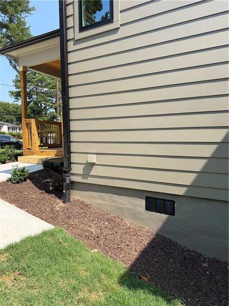 Exterior details and patio area of a home in , Atlanta (Image 3).