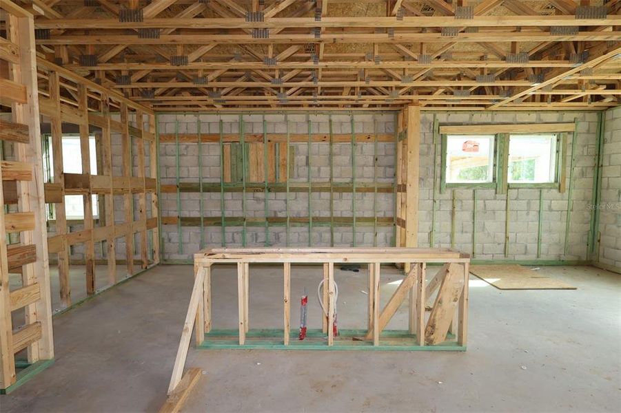 In-progress construction of a new home in Persimmon Place – Garden Series, Wesley Chapel, FL (Image 7). In-progress construction of a new home in Persimmon Place – Garden Series, Wesley Chapel, FL (Image 7).