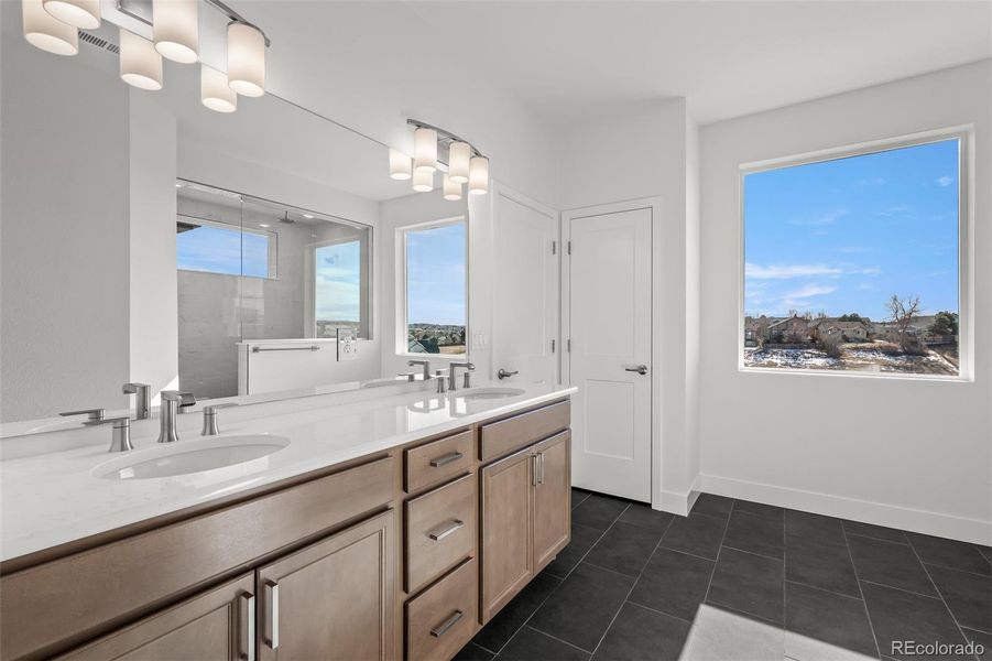 Furnished interior view inside a new home in Trailside at Cottonwood Creek, Colorado Springs (Image 4). Furnished interior view inside a new home in Trailside at Cottonwood Creek, Colorado Springs (Image 4).