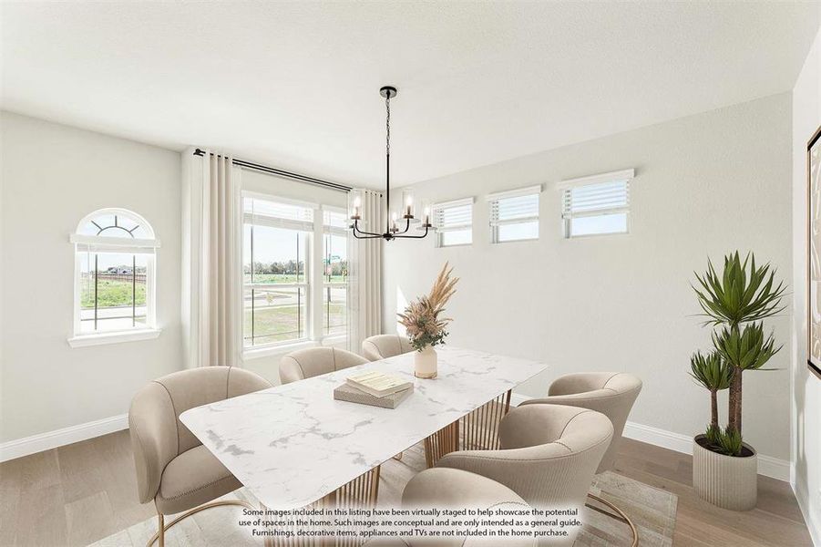 Furnished interior view inside a new home in Glenbrook, Red Oak (Image 7).
