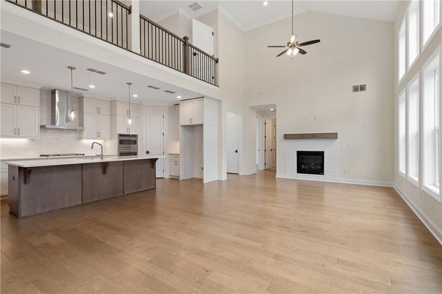 Spacious, unfurnished interior of a new home in Promenade at Sawnee Village, Cumming (Image 17).