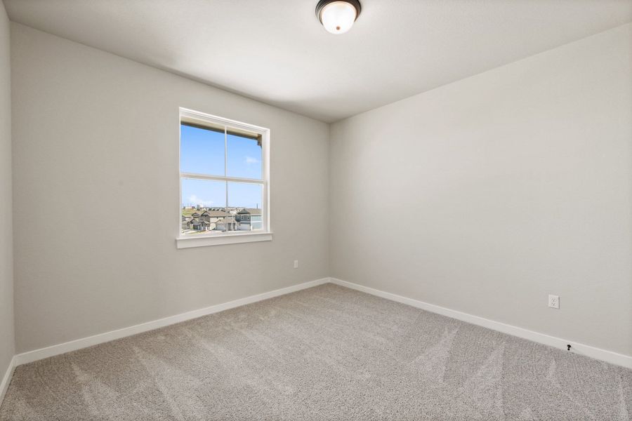 Spacious, unfurnished interior of a new home in Terrace Collection At Turner's Crossing, Buda (Image 40).