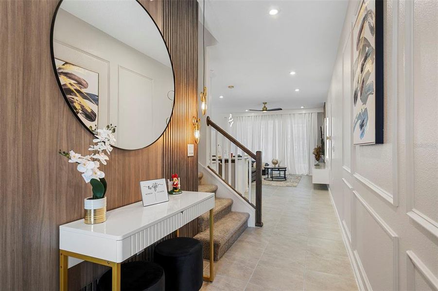 Furnished interior view inside a new home in , Kissimmee (Image 18).