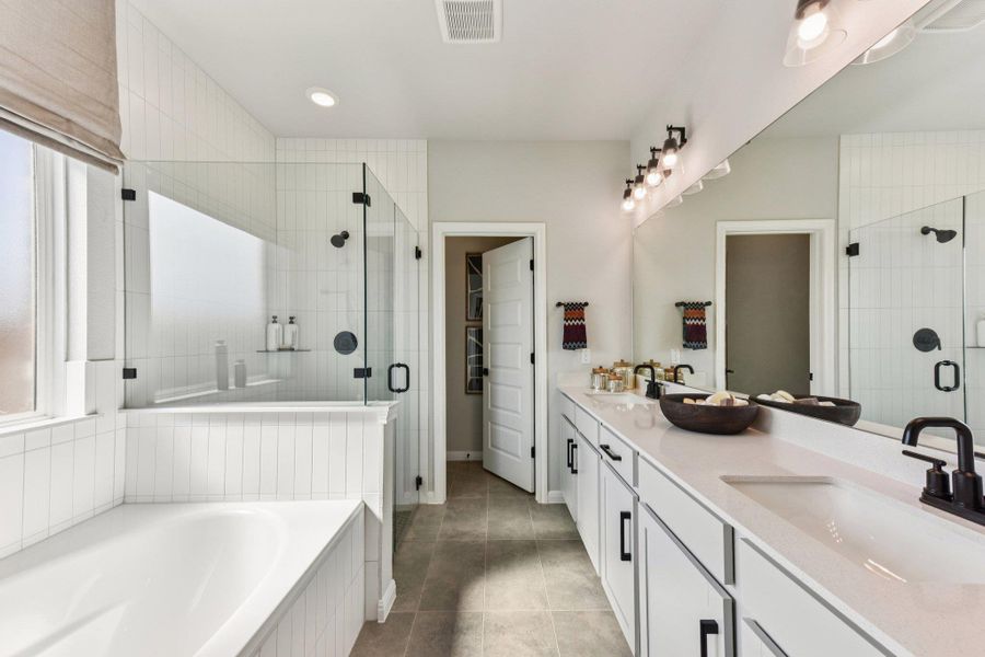 Furnished interior view inside a new home in La Cima, San Marcos (Image 19).