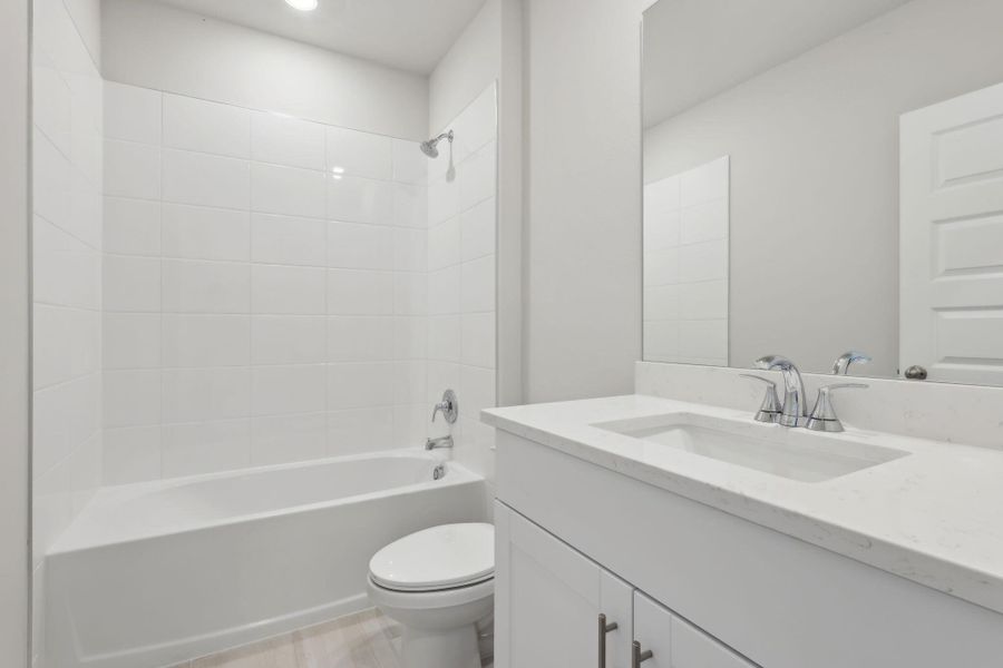 Furnished interior view inside a new home in Hampton Park - Classic Series, Vero Beach (Image 9).