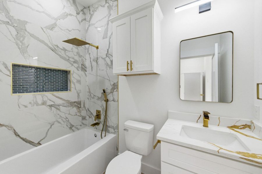 Furnished interior view inside a new home in , Bastrop (Image 29).