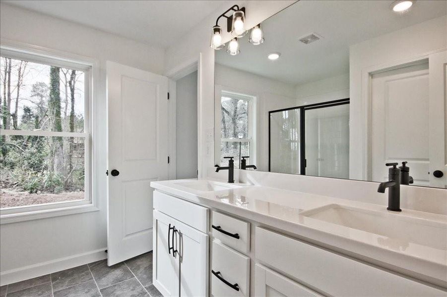 Furnished interior view inside a new home in River Walk Place, Lawrenceville (Image 5).