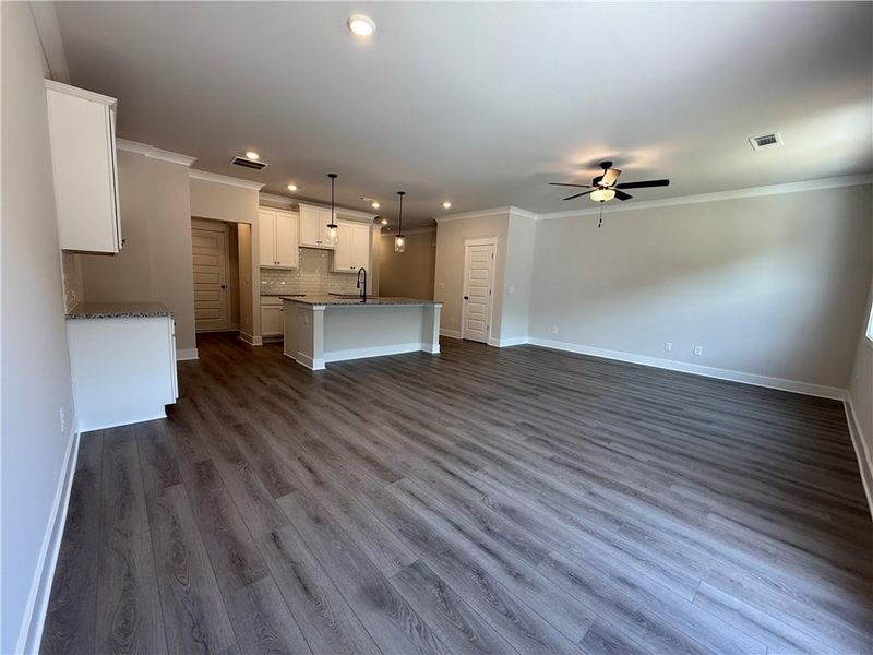 Spacious, unfurnished interior of a new home in The Towns at Auburn Station East, Auburn (Image 23).