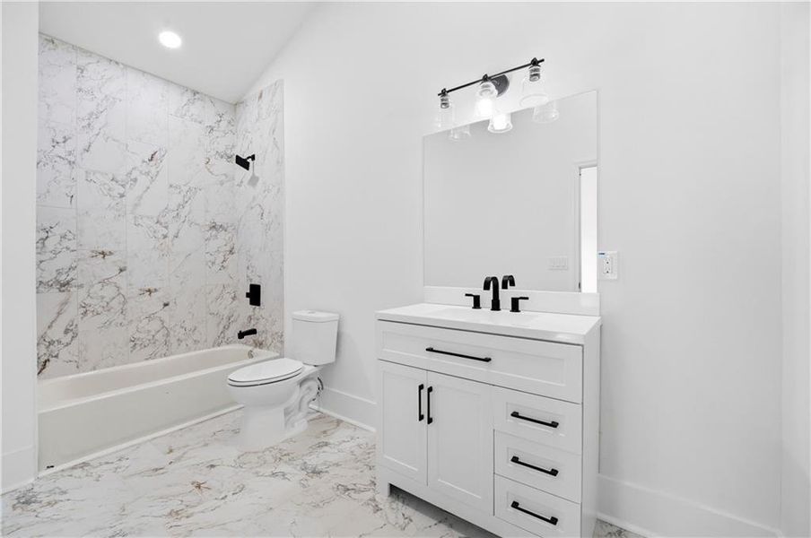 Furnished interior view inside a new home in , Atlanta (Image 6).