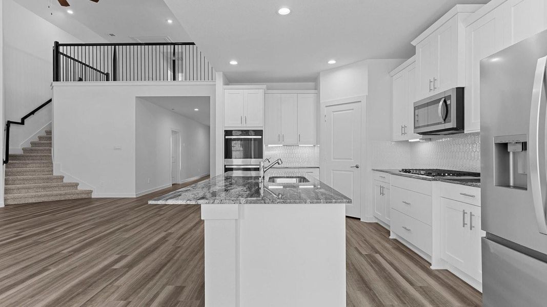 Furnished interior view inside a new home in Harvest Green, Richmond (Image 27).