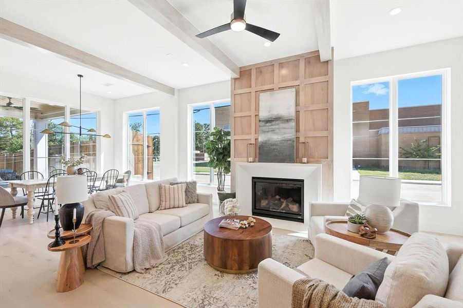 Furnished interior view inside a new home in , Roanoke (Image 4).