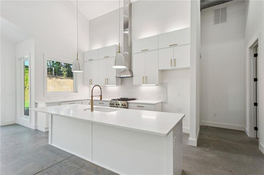 Furnished interior view inside a new home in , Marietta (Image 10).