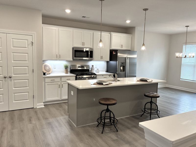 Furnished interior view inside a new home in Miller Park, Greenville (Image 8).