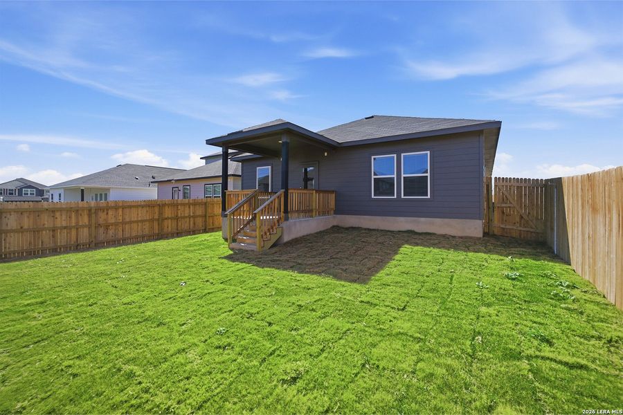 Exterior details and patio area of a home in Laurel Vistas, San Antonio (Image 19). Exterior details and patio area of a home in Laurel Vistas, San Antonio (Image 19).