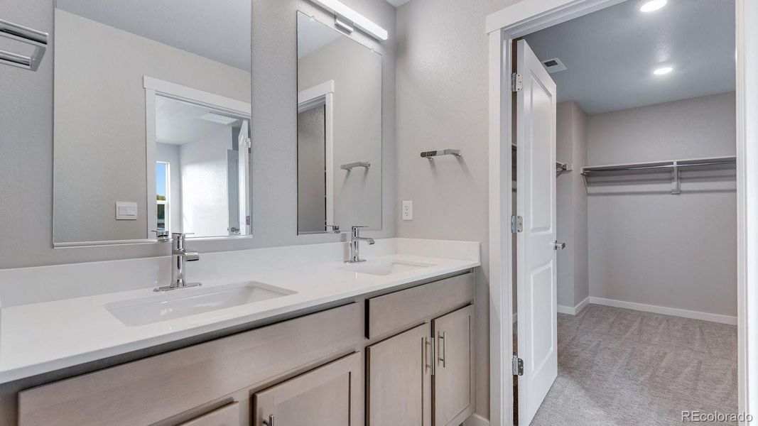 Furnished interior view inside a new home in Horizon Uptown, Aurora (Image 12).