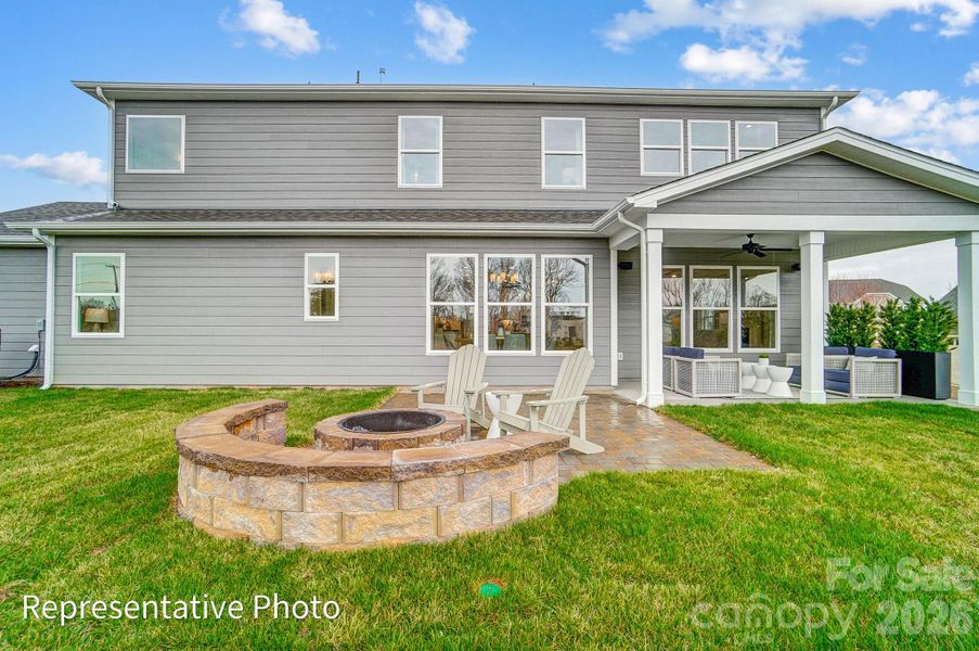 Exterior details and patio area of a home in Robinson Oaks, Gastonia (Image 22). Exterior details and patio area of a home in Robinson Oaks, Gastonia (Image 22).
