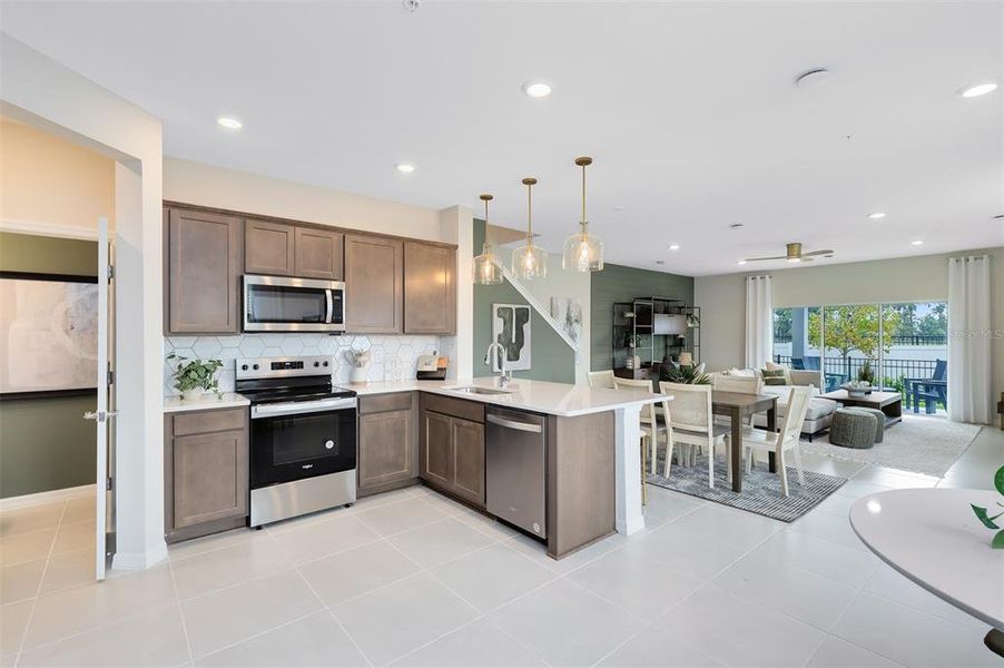 Furnished interior view inside a new home in Skylar Crest, Sanford (Image 8).