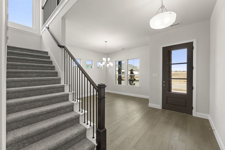 Representative unfurnished interior of a home built from the Kerrville by Windsor Homes in Anna Town Square, Anna (Image 17).