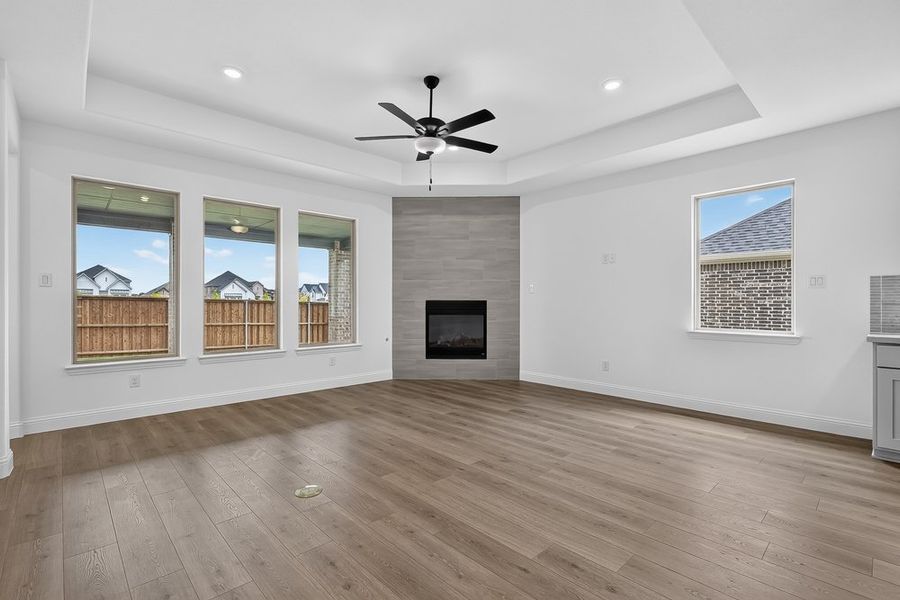 Spacious, unfurnished interior of a new home in The Ranch at Uptown Celina, Celina (Image 15).