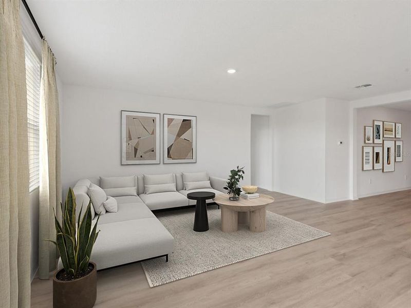 Furnished interior view inside a new home in Salt Meadows - Classic Series, Parrish (Image 5).