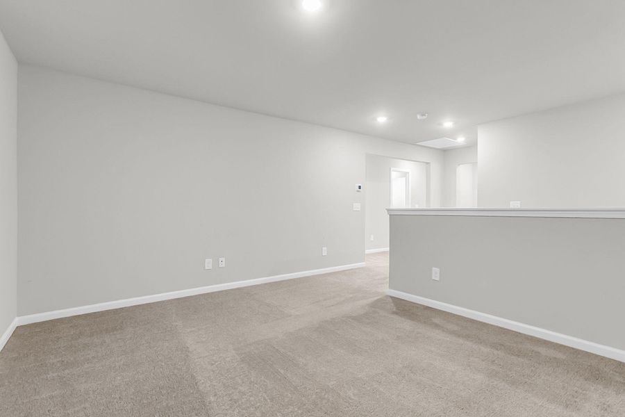 Spacious, unfurnished interior of a new home in Limehouse Village: Arbor Series, Summerville (Image 48).