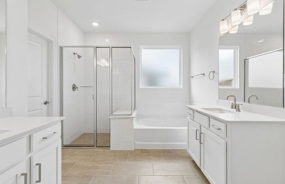 Furnished interior view inside a new home in Creekview Meadows, Pilot Point (Image 4).