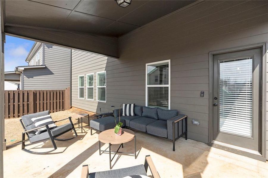 Exterior details and patio area of a home in , Gainesville (Image 29).