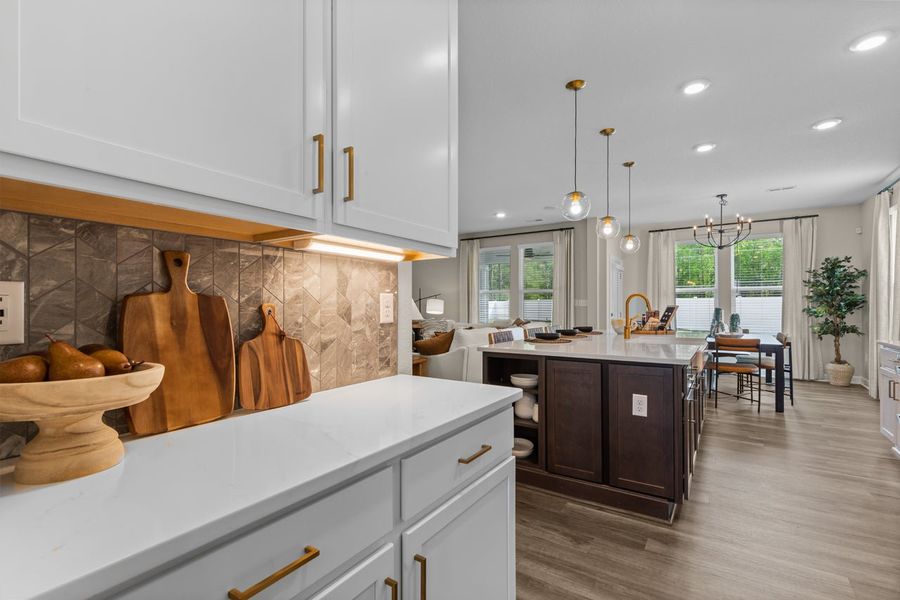 Representative furnished interior of a home built from the The Waverunner by Chesapeake Homes in Coastal Club of the Carolinas, Calabash (Image 12).