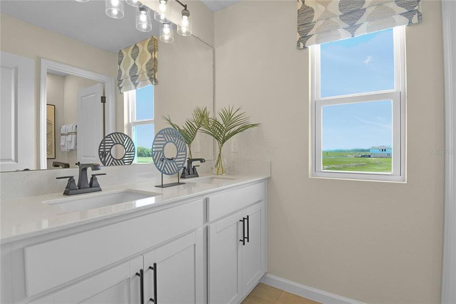 Furnished interior view inside a new home in Estates at Rivers Edge, Parrish (Image 5).