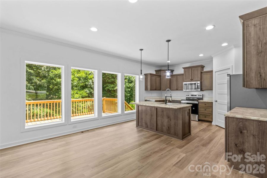 Furnished interior view inside a new home in , Mocksville (Image 12).