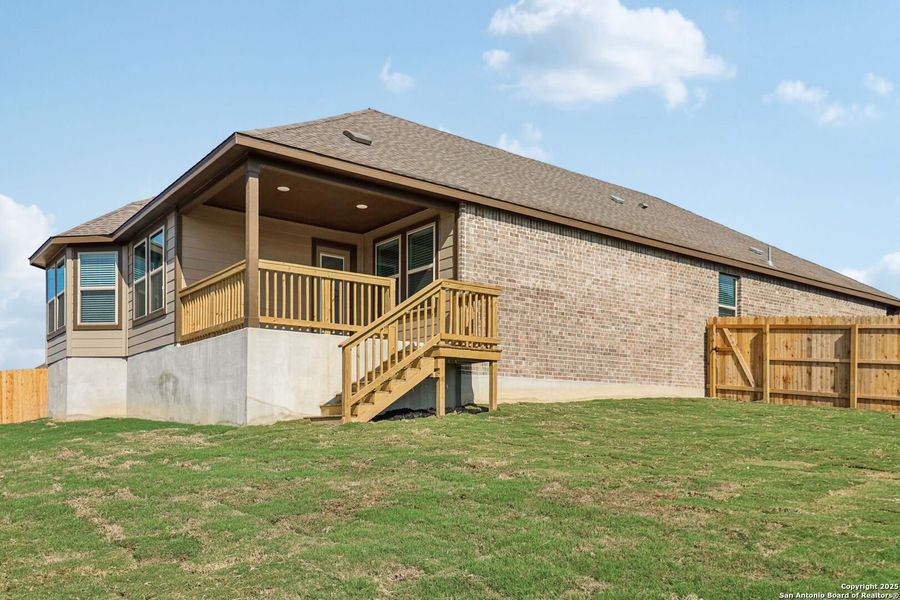 Exterior details and patio area of a home in , San Antonio (Image 25). Exterior details and patio area of a home in , San Antonio (Image 25).