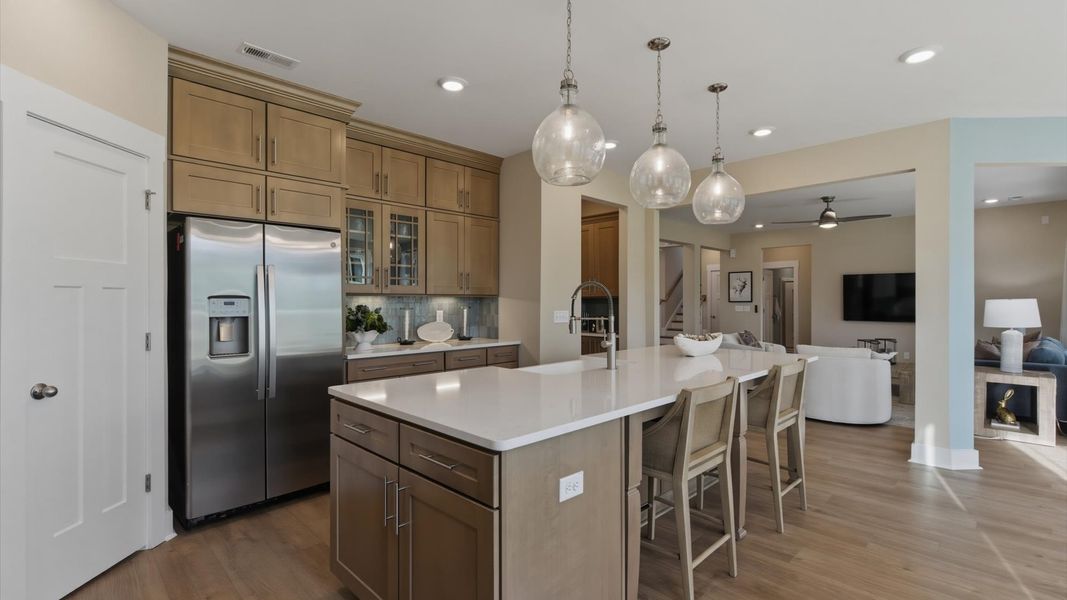 Representative furnished interior of a home built from the Arlington by DRB Homes in Wells Crossing, Seneca (Image 33).